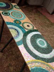 mosaic circles, brandi fletcher